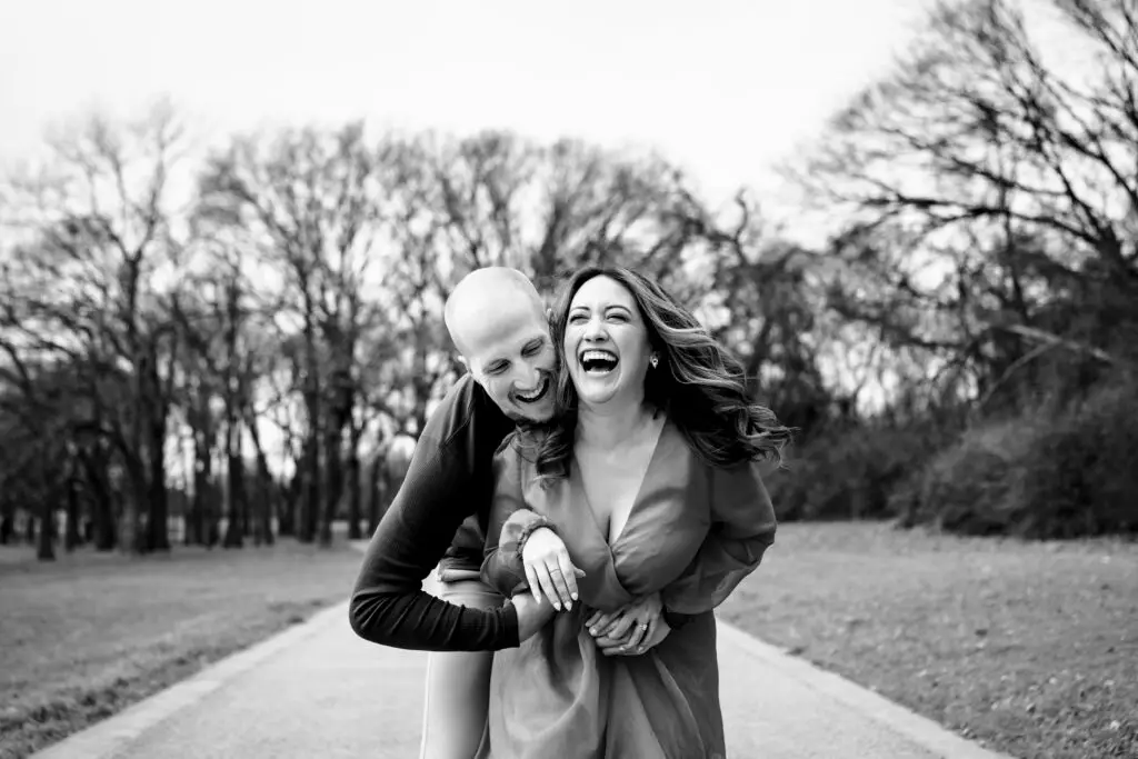 Windy Dallas Engagement Session at White Rock Lake by Documentary Wedding Photographers The MacMeekens Photography