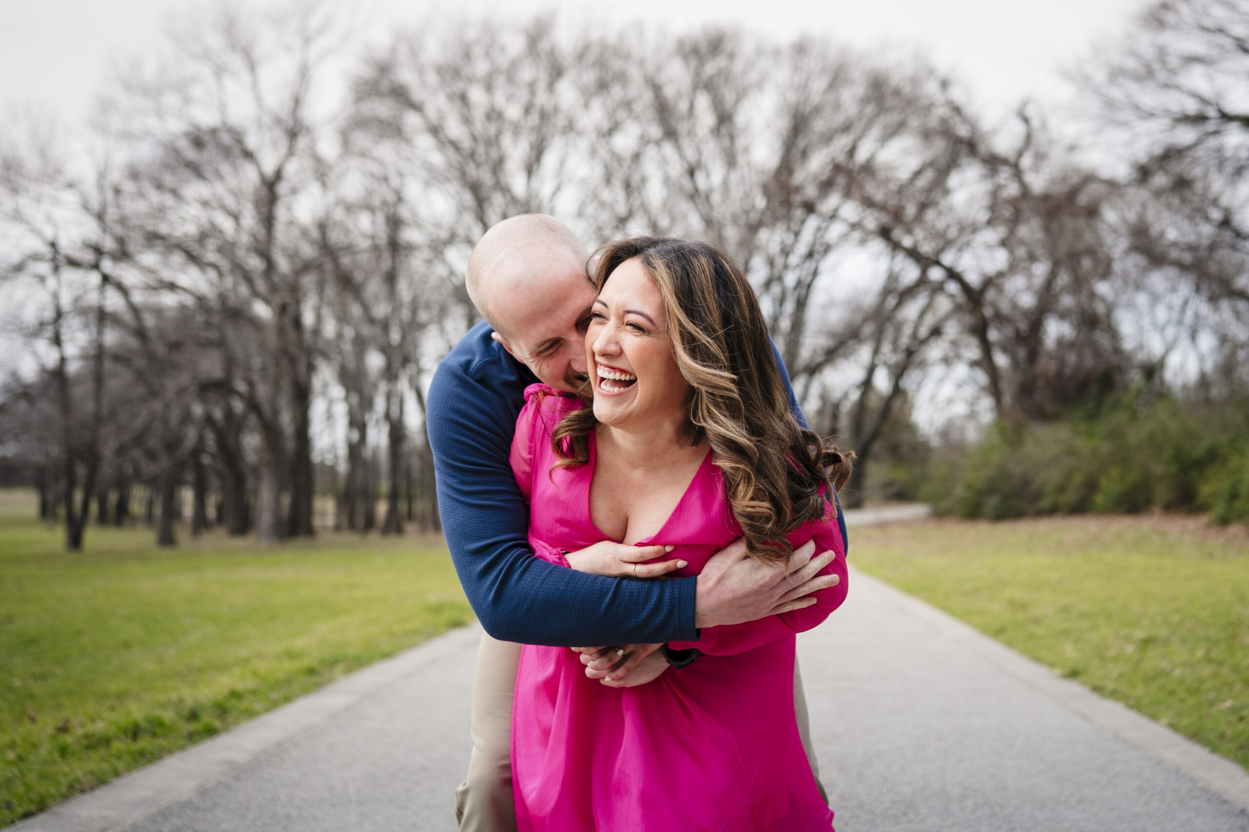 Windy Dallas Engagement Session at White Rock Lake by Documentary Wedding Photographers The MacMeekens Photography