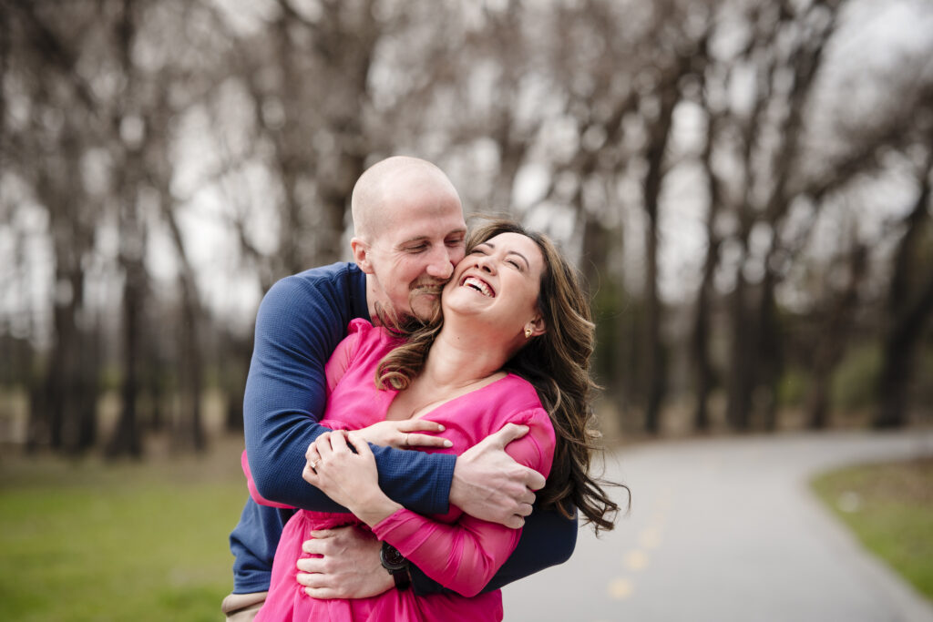 Windy Dallas Engagement Session at White Rock Lake by Documentary Wedding Photographers The MacMeekens Photography