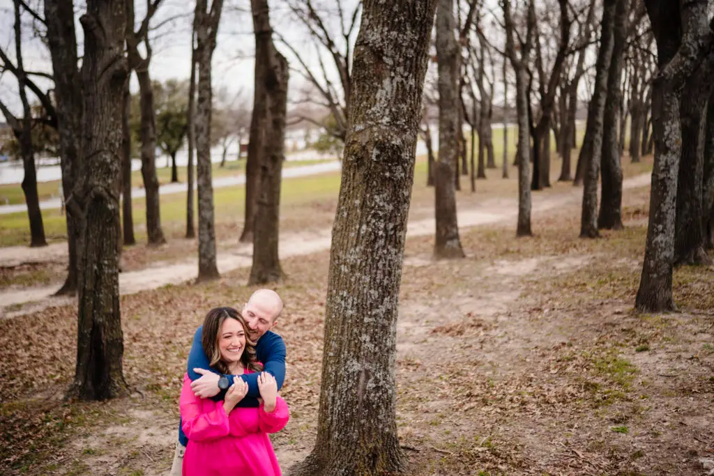 Windy Dallas Engagement Session at White Rock Lake by Documentary Wedding Photographers The MacMeekens Photography