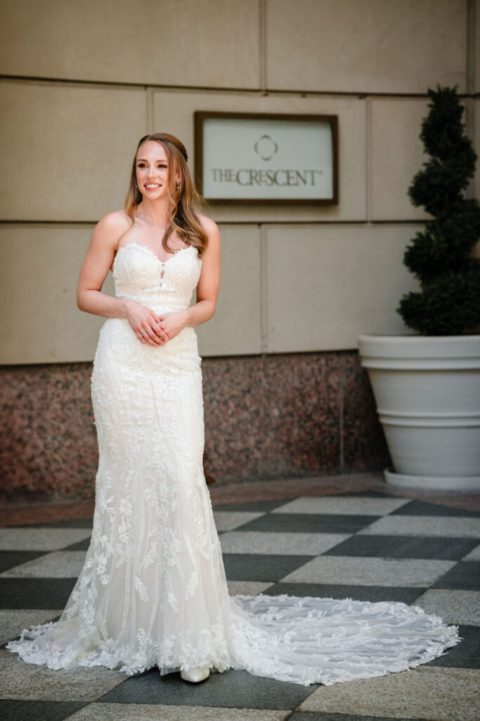 Luxury Bridal Portraits at Hotel Crescent Court by Dallas Wedding Photographers The MacMeekens