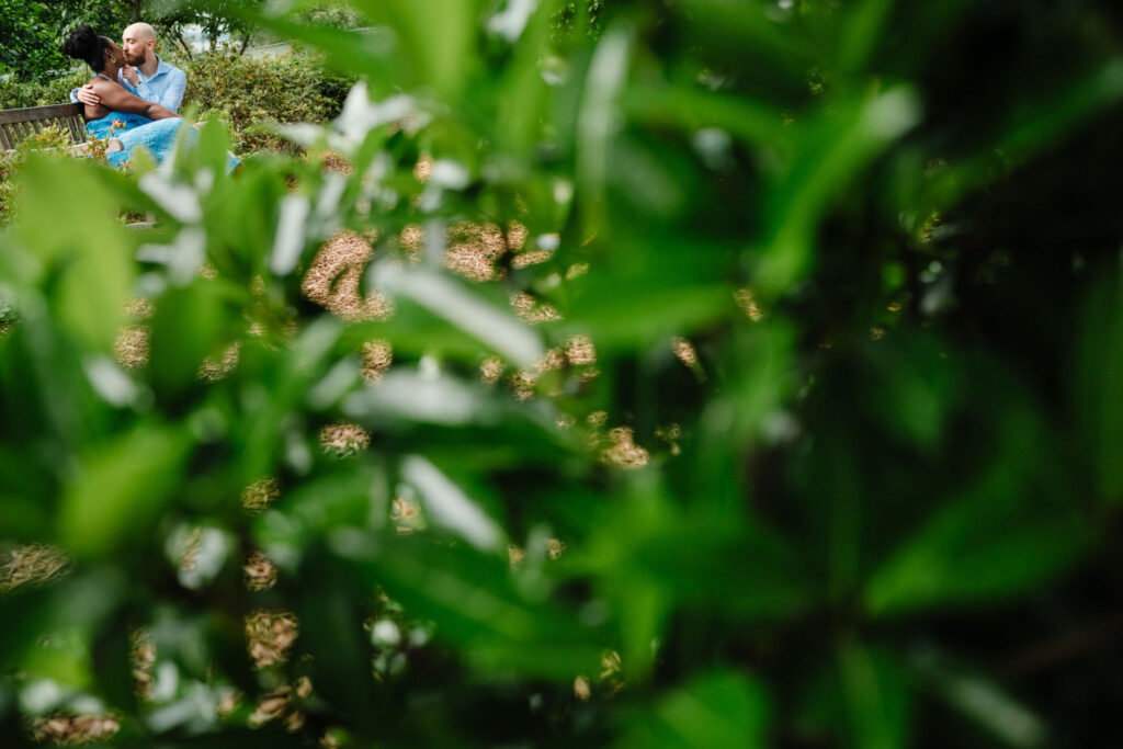 Vibrant Engagement Session at The Dallas Arboretum by Inclusive Documentary Photographers The MacMeekens Carlisle Room Wedding Downtown Dallas Luxury Multicultural Wedding