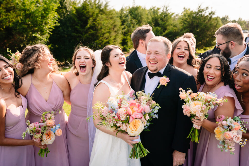 Bold Colorful Vibrant Wedding at The Laurel Venue in Grapevine Texas by Fort Worth Wedding Photographers