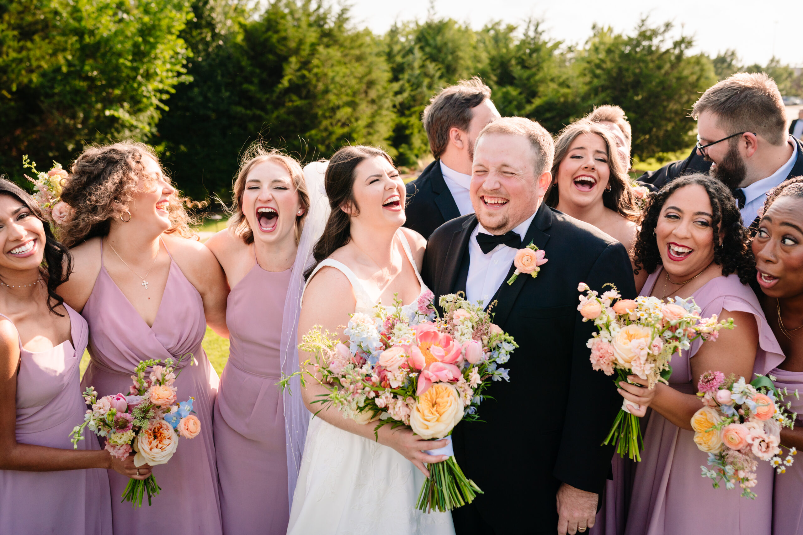 Bold Colorful Vibrant Wedding at The Laurel Venue in Grapevine Texas by Fort Worth Wedding Photographers