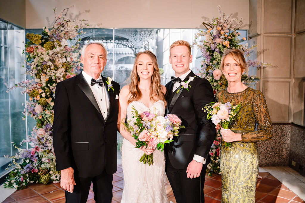 pro tip: wedding family formals at hotel crescent court
