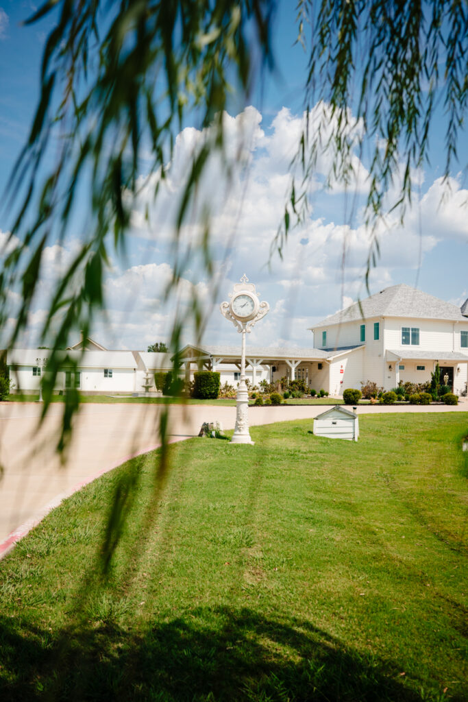 “One Preston Events wedding venue open house giveaway setup with modern décor