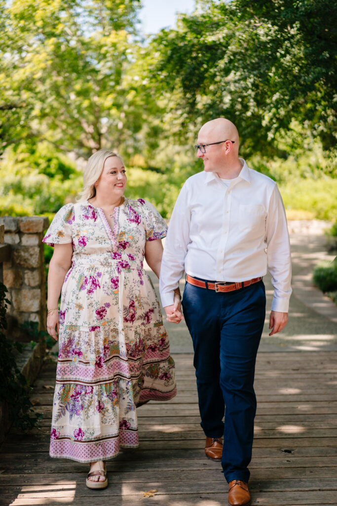 Texas Bride and Groom Engagement at The Dallas Arboretum Wedding Venue The Mason Dallas with Luxury Wedding Planner Turn The Paige Events