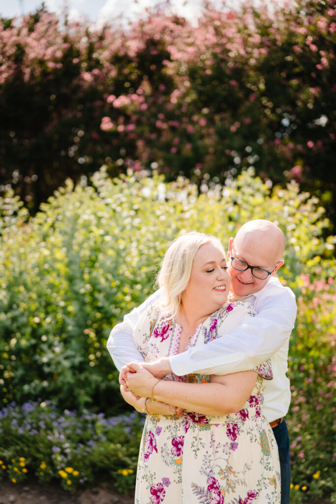 Texas Bride and Groom Engagement at The Dallas Arboretum Wedding Venue The Mason Dallas with Luxury Wedding Planner Turn The Paige Events