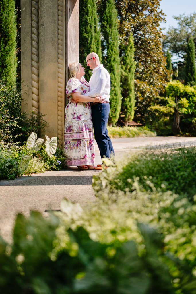 Texas Bride and Groom Engagement at The Dallas Arboretum Wedding Venue The Mason Dallas with Luxury Wedding Planner Turn The Paige Events