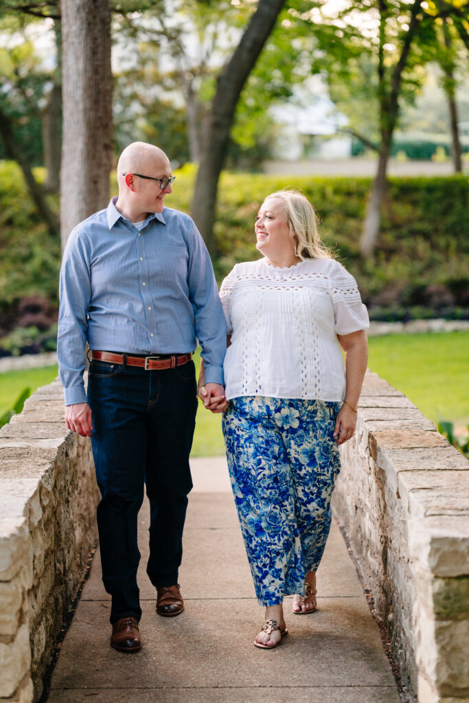 Texas Bride and Groom Engagement at The Dallas Arboretum Wedding Venue The Mason Dallas with Luxury Wedding Planner Turn The Paige Events