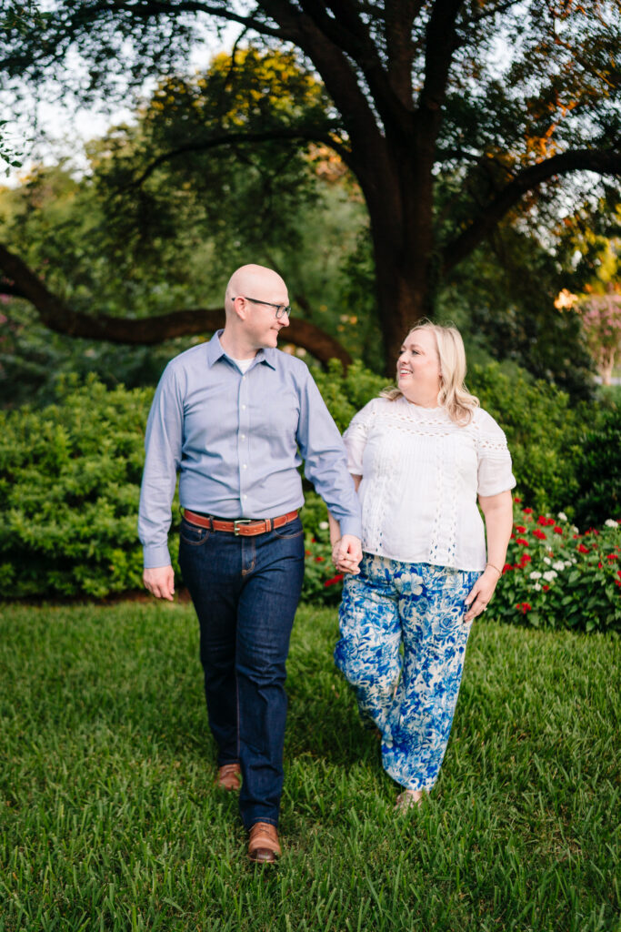 Texas Bride and Groom Engagement at The Dallas Arboretum Wedding Venue The Mason Dallas with Luxury Wedding Planner Turn The Paige Events