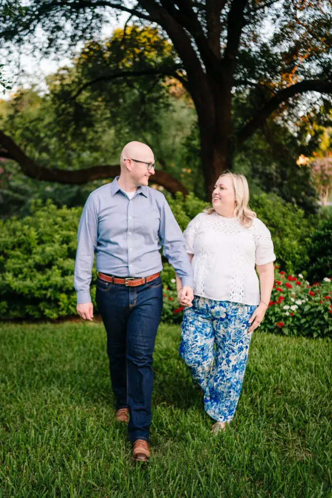 Texas Bride and Groom Engagement at The Dallas Arboretum Wedding Venue The Mason Dallas with Luxury Wedding Planner Turn The Paige Events