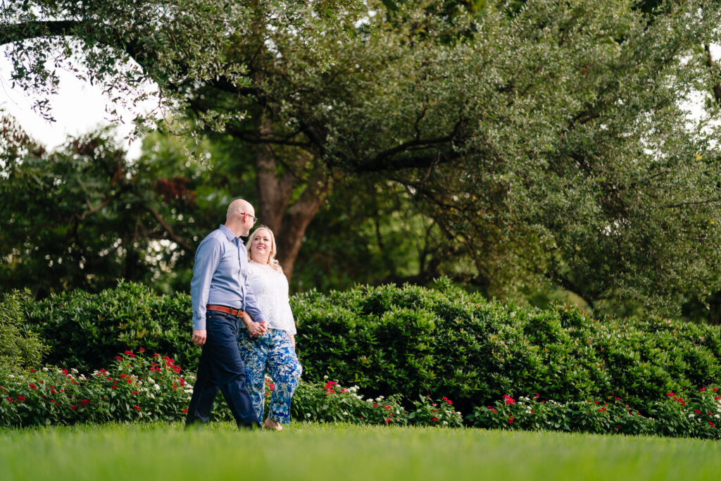 Texas Bride and Groom Engagement at The Dallas Arboretum Wedding Venue The Mason Dallas with Luxury Wedding Planner Turn The Paige Events