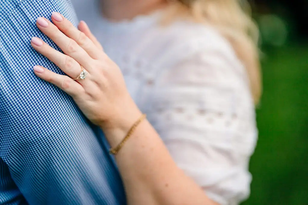 Texas Bride and Groom Engagement at The Dallas Arboretum Wedding Venue The Mason Dallas with Luxury Wedding Planner Turn The Paige Events