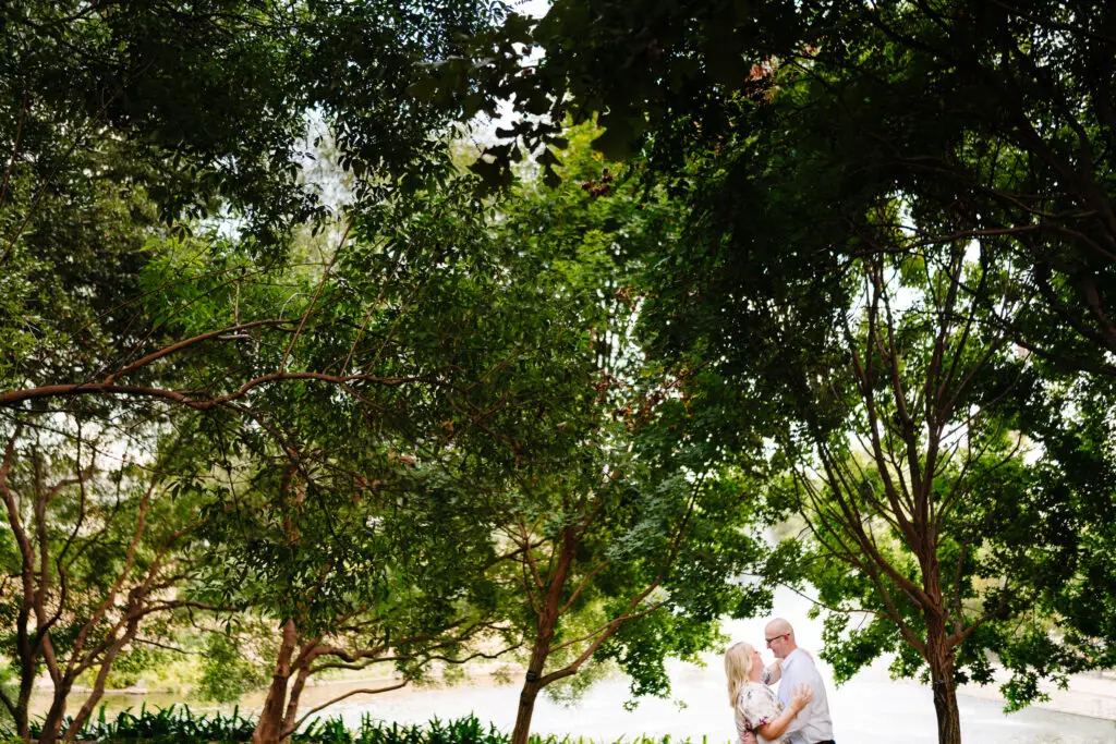 Texas Bride and Groom Engagement at The Dallas Arboretum Wedding Venue The Mason Dallas with Luxury Wedding Planner Turn The Paige Events