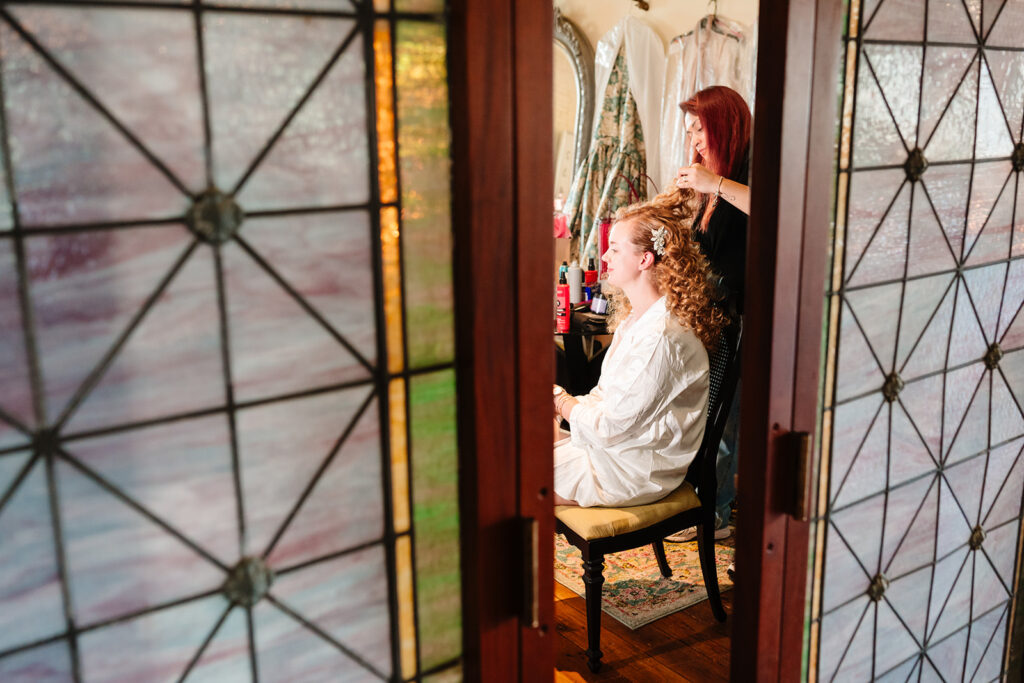 Bride and Groom Portraits at Brik Venue in Fort Worth by DFW Wedding Photographers The MacMeekens