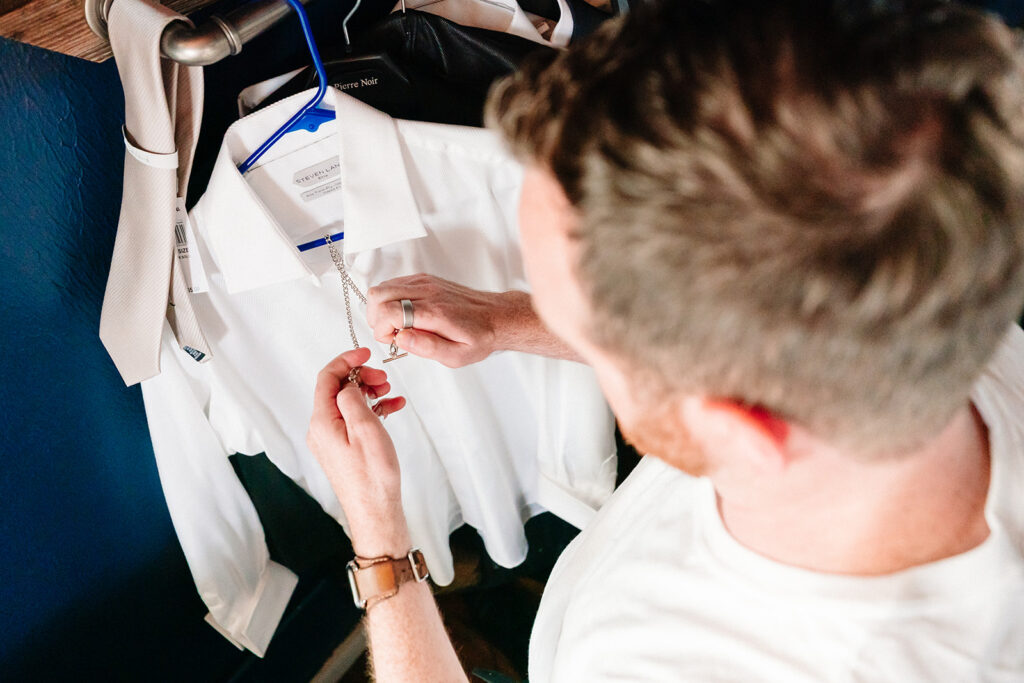 Bride and Groom Portraits at Brik Venue in Fort Worth by DFW Wedding Photographers The MacMeekens