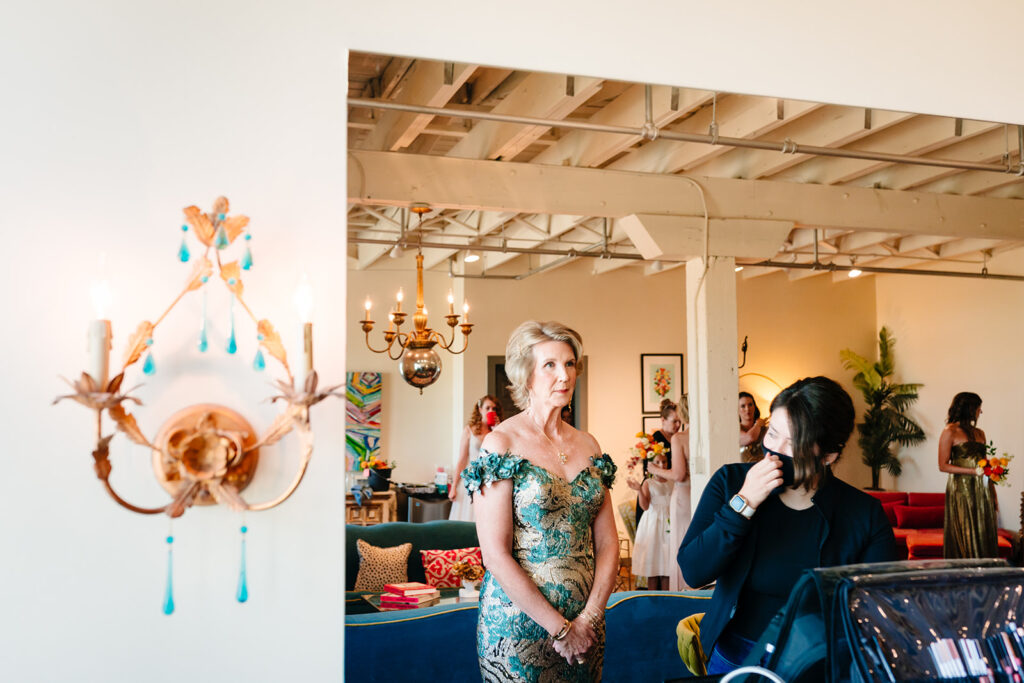 Mother of the Bride  at Brik Venue in Fort Worth by DFW Wedding Photographers The MacMeekens