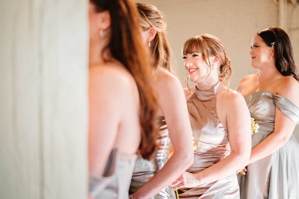 wedding ceremony at Brik Venue in Fort Worth by DFW Wedding Photographers The MacMeekens