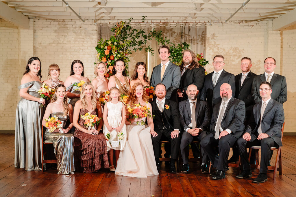 wedding ceremony at Brik Venue in Fort Worth by DFW Wedding Photographers The MacMeekens