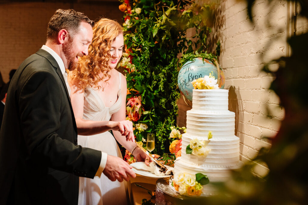 wedding ceremony at Brik Venue in Fort Worth by DFW Wedding Photographers The MacMeekens