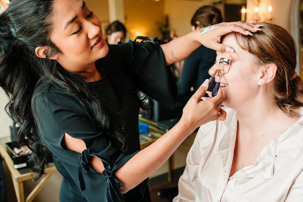 Bride and Groom Portraits at Brik Venue in Fort Worth by DFW Wedding Photographers The MacMeekens