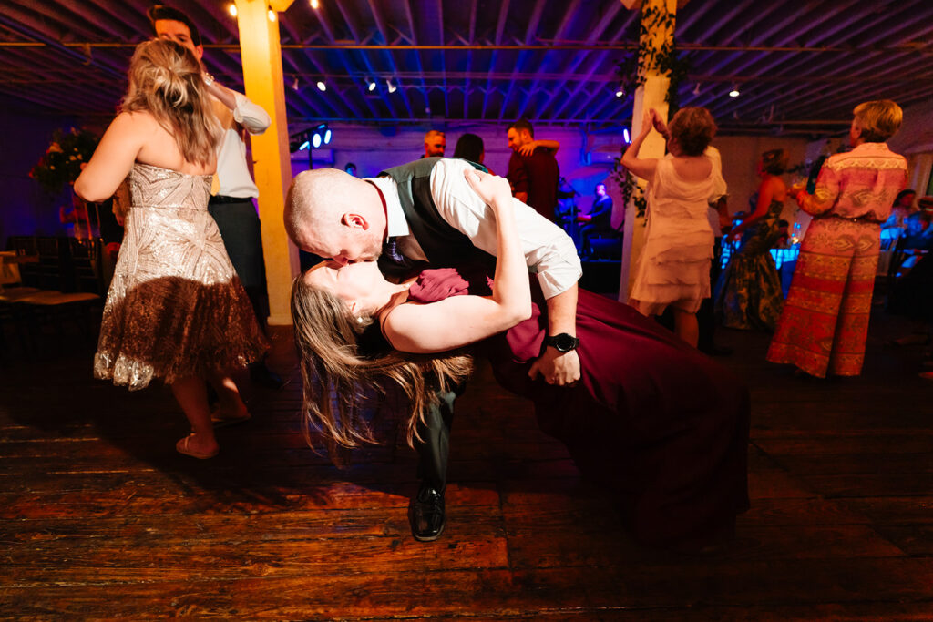 wedding ceremony at Brik Venue in Fort Worth by DFW Wedding Photographers The MacMeekens