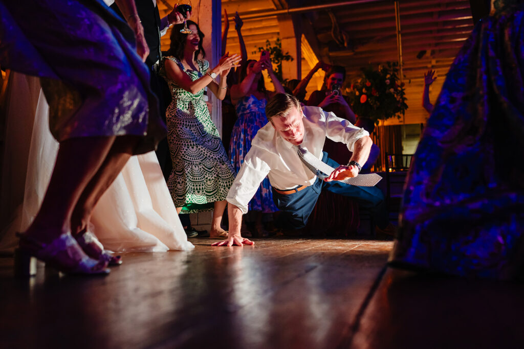 wedding reception at Brik Venue in Fort Worth by DFW Wedding Photographers The MacMeekens