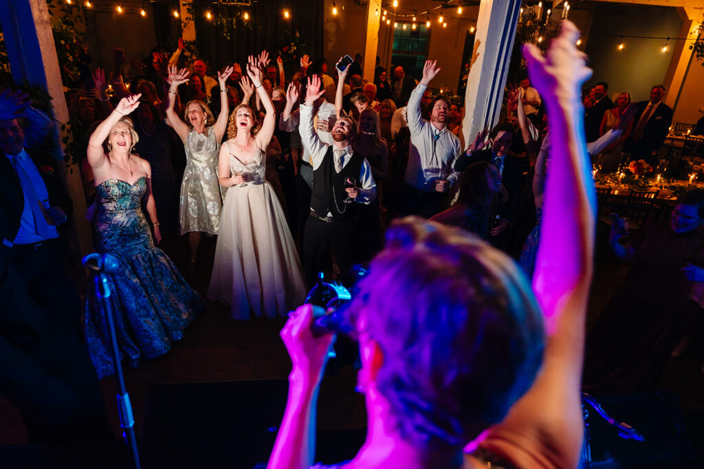 wedding reception at Brik Venue in Fort Worth by DFW Wedding Photographers The MacMeekens