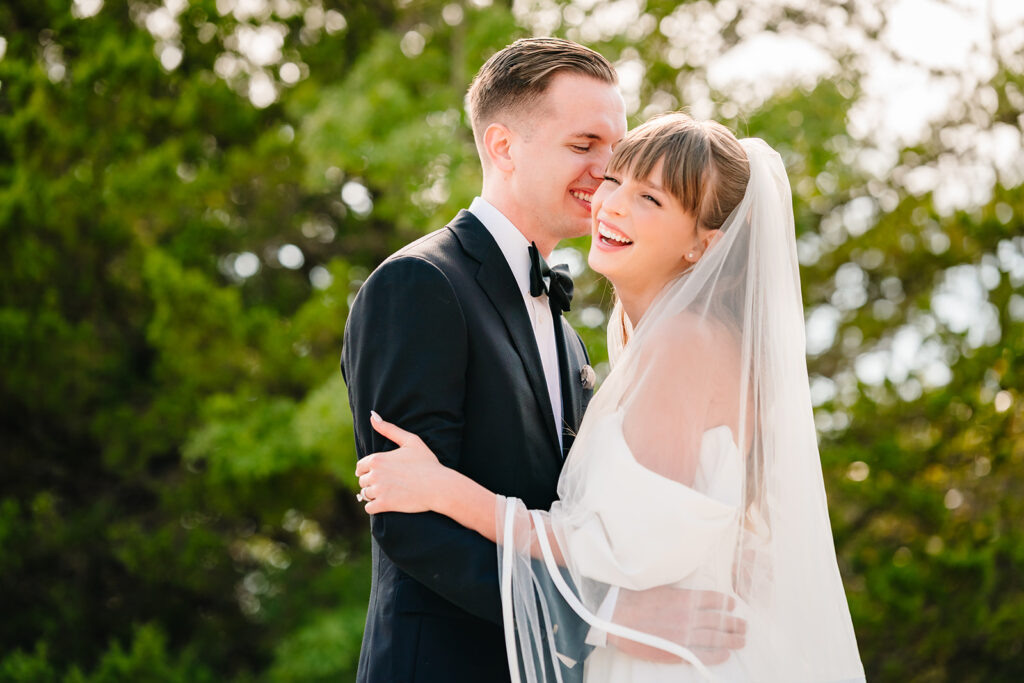 Bride and Groom Portraits at Stone Crest Venue in Mckinney by Dallas Wedding Photographers