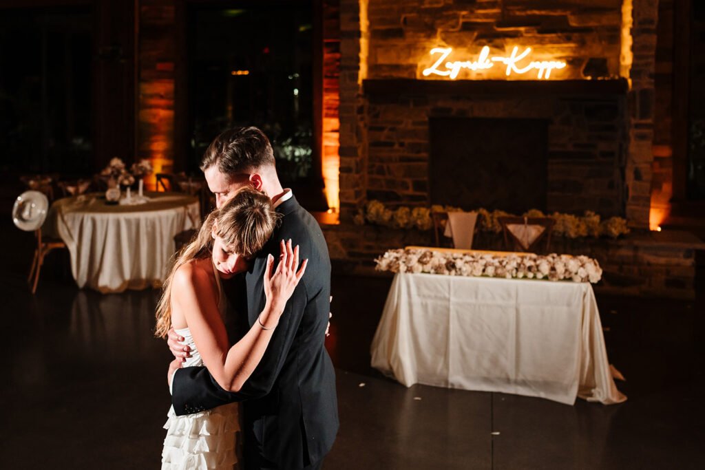 Bride and Groom Portraits at Stone Crest Venue in Mckinney by Dallas Wedding Photographers