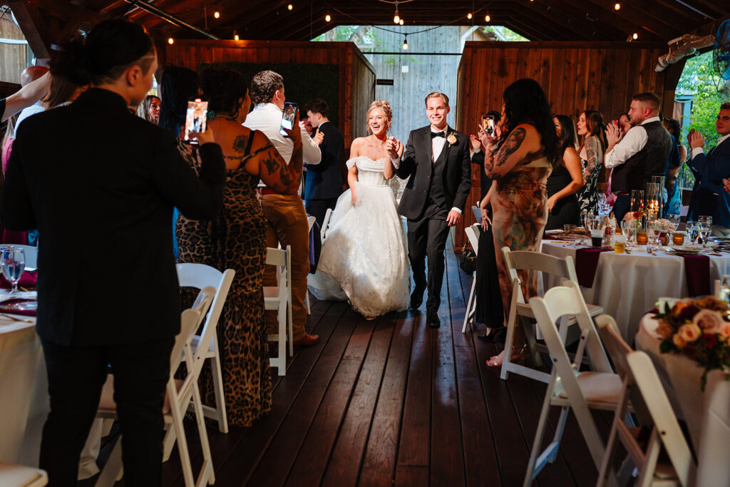 Bride and Groom Wedding Reception at Avalon Legacy Ranch in Mckinney by DFW Wedding Photographers The MacMeekens