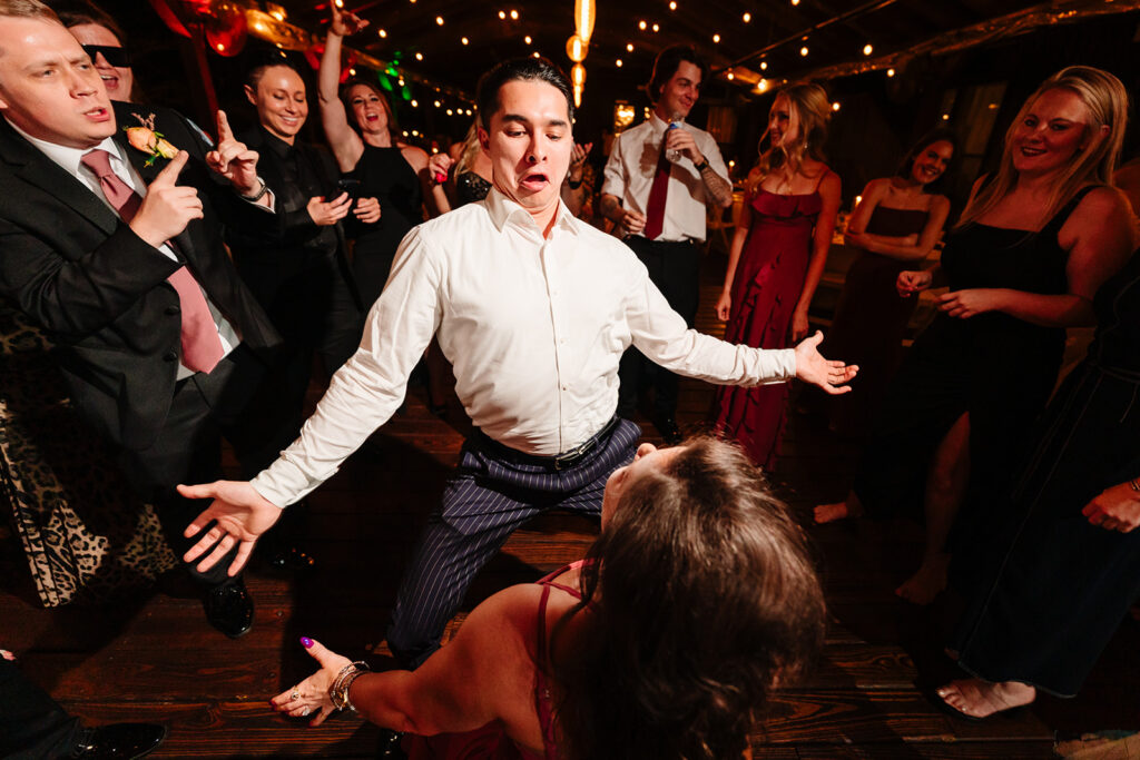 Bride and Groom Wedding Reception at Avalon Legacy Ranch in Mckinney by DFW Wedding Photographers The MacMeekens