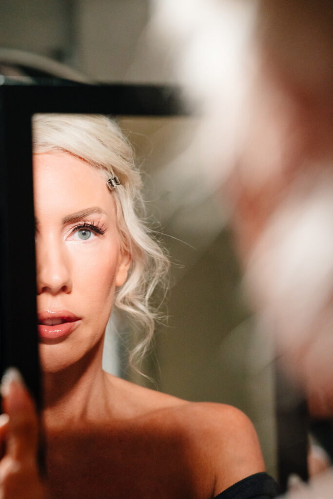 Creative Cinematic Wedding Photography at Marriott Downtown Dallas Wedding Prep