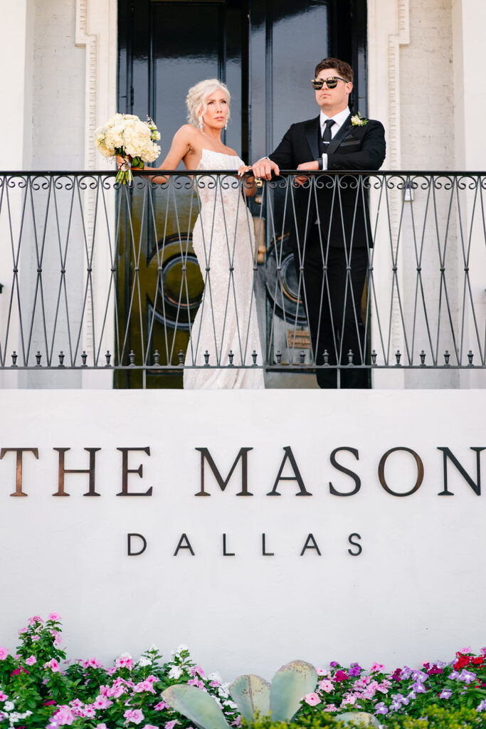 Bride and Groom Couples Portraits at The Mason Dallas
