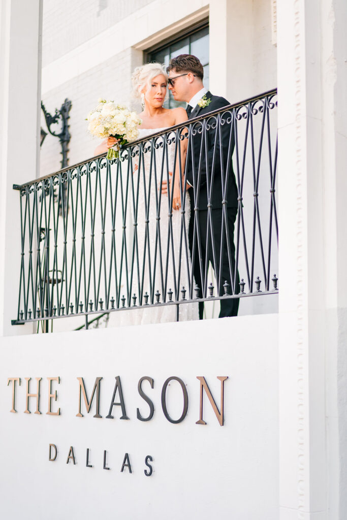 Bride and Groom Couples Portraits at The Mason Dallas