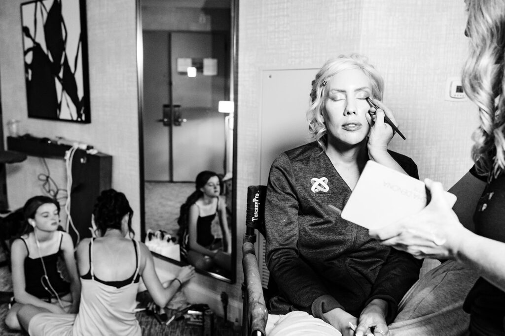 Marriott Downtown Dallas Wedding Prep