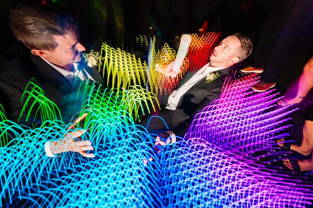 Fun Reception Dance Floor at The Mason Dallas