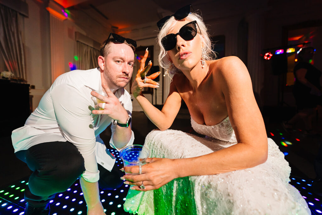 Fun Reception Dance Floor at The Mason Dallas