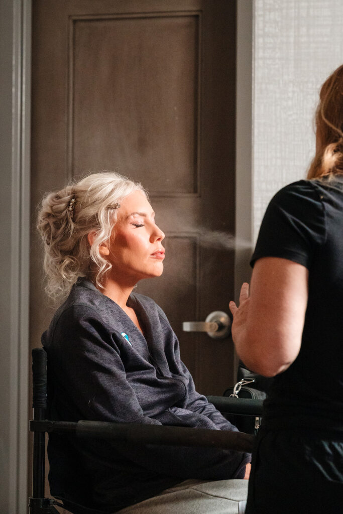 Creative Cinematic Wedding Photography at Marriott Downtown Dallas Wedding Prep