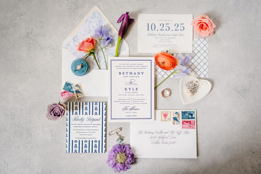 Designer Bridal Details on Wedding Day by Wedfully Yours Floral and Turn the Paige Event Wedding Planner at The Mason Dallas by DFW Wedding Photographers The MacMeekens