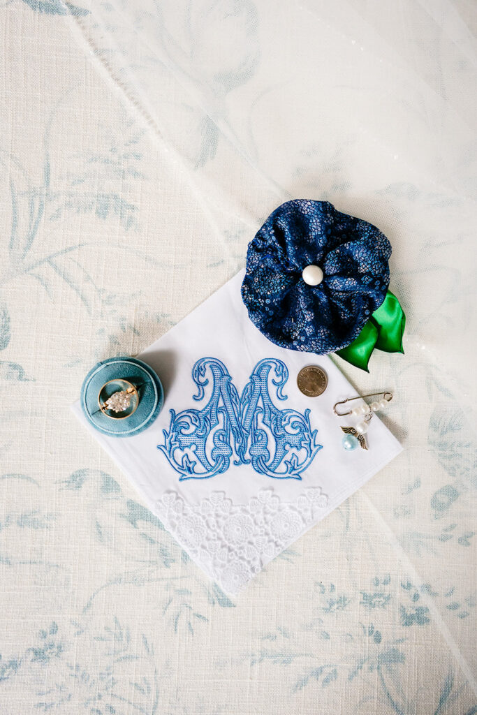 Designer Bridal Details on Wedding Day by Wedfully Yours Floral and Turn the Paige Event Wedding Planner at The Mason Dallas by DFW Wedding Photographers The MacMeekens