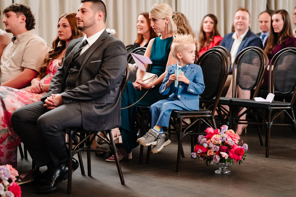 Wedding Ceremony at The Mason Dallas by North Texas Documentary Wedding Photographer The MacMeekens