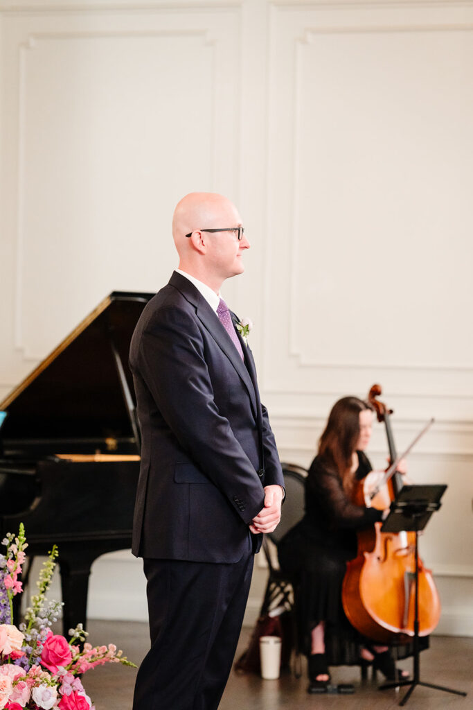 Wedding Ceremony at The Mason Dallas by North Texas Documentary Wedding Photographer The MacMeekens