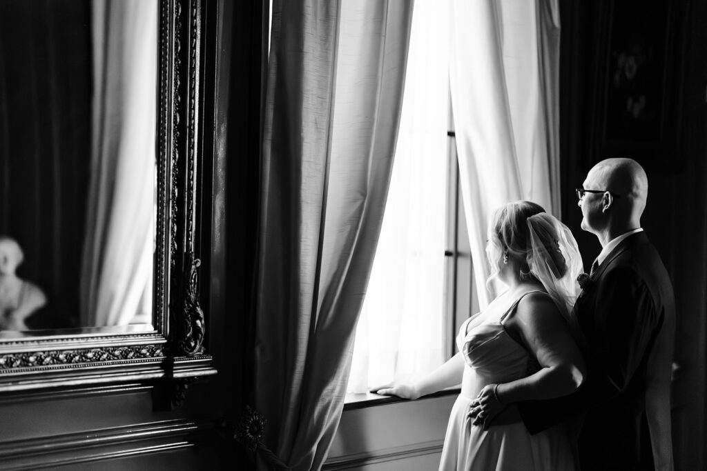 Bride and Groom Couples Portraits at The Mason Dallas by North Texas Documentary Wedding Photographer The MacMeekens