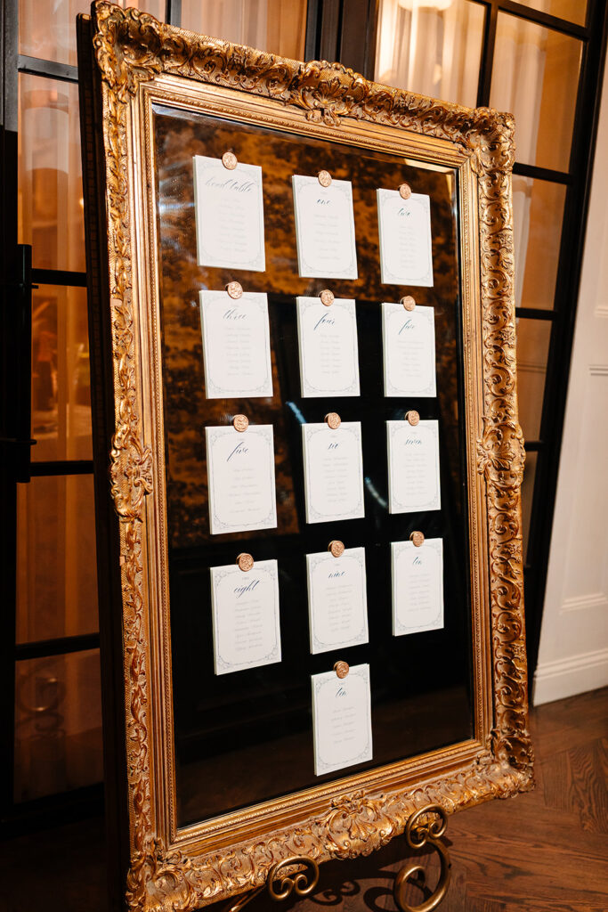 Reception Decor Details on Wedding Day by Wedfully Yours Floral and Turn the Paige Event Wedding Planner at The Mason Dallas by DFW Wedding Photographers The MacMeekens