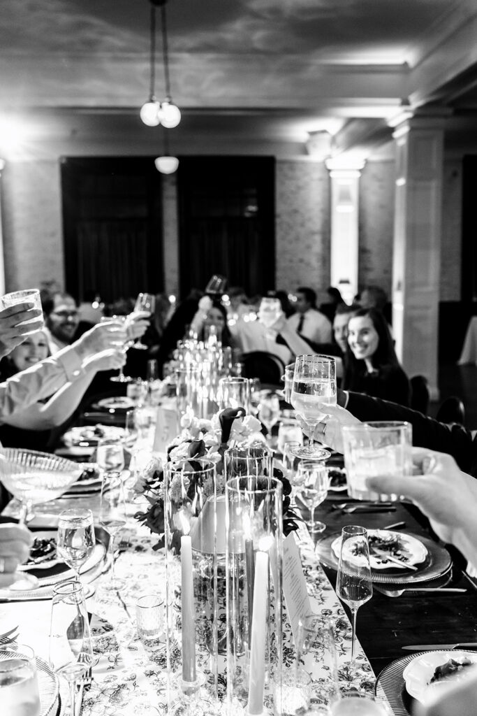 Wedding Reception at The Mason Dallas by North Texas Documentary Wedding Photographer The MacMeekens