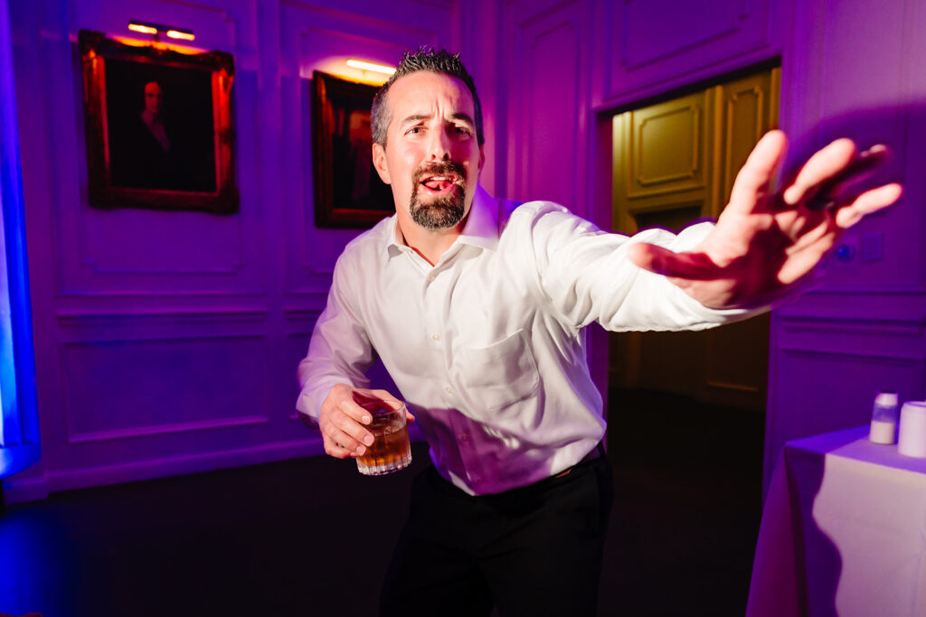Wedding Reception Dance Floor at The Mason Dallas by North Texas Documentary Wedding Photographer The MacMeekens