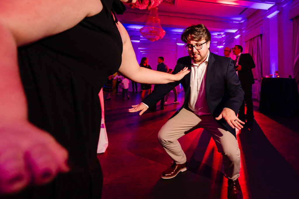 Wedding Reception Dance Floor at The Mason Dallas by North Texas Documentary Wedding Photographer The MacMeekens