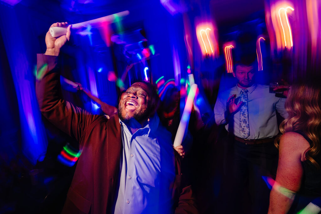 Wedding Reception Dance Floor at The Mason Dallas by North Texas Documentary Wedding Photographer The MacMeekens